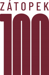 logo zátopek červené