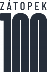 logo zátopek modré