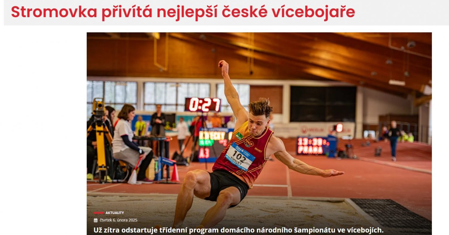 Mistrovství ČR ve vícebojích a chůzi v hale
