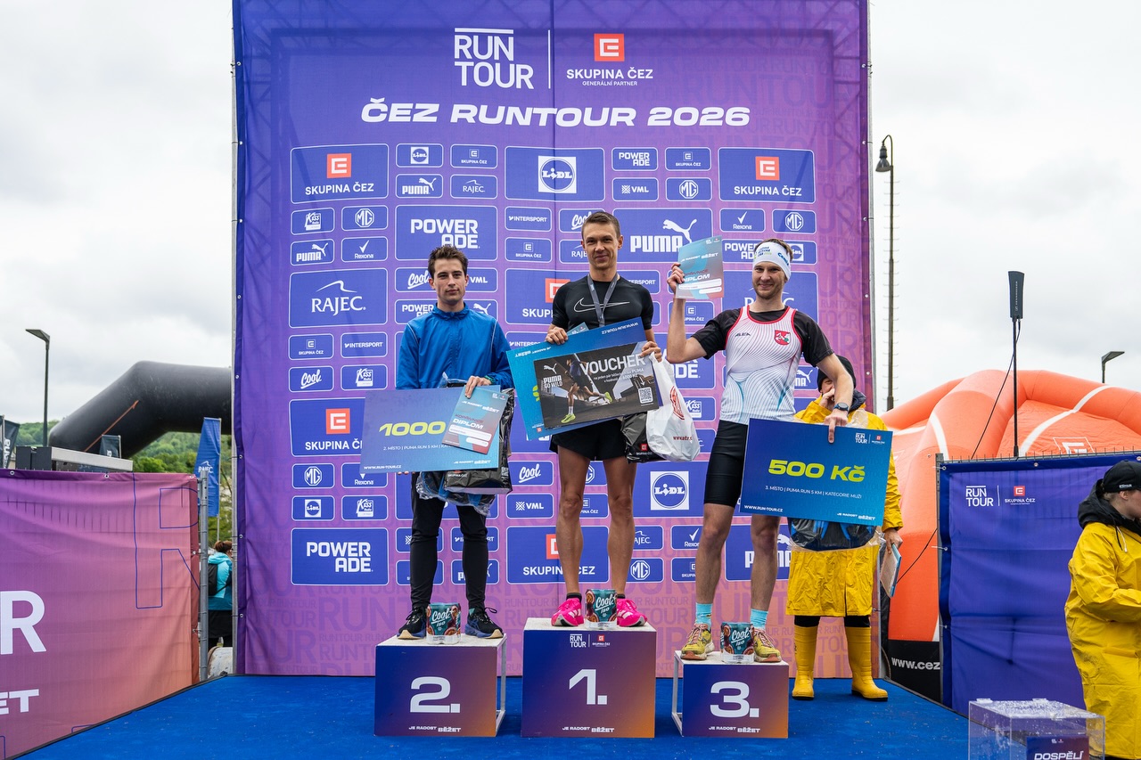 4 x pódium na Runtour Kopřivnice